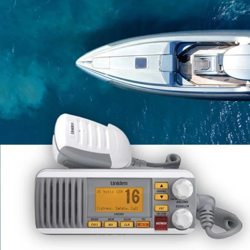 Um385 25W Fixed Mount Marine VHF DSC Radio Waterproof IPX4