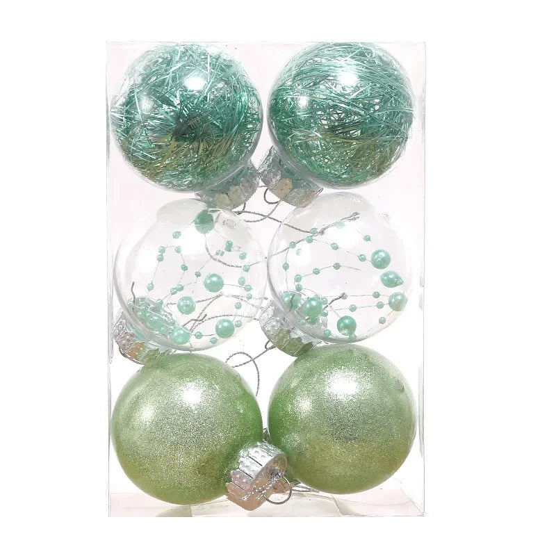 Anti Drop Bouncy Christmas Ball 6cm 8cm Pet Transparent Ball