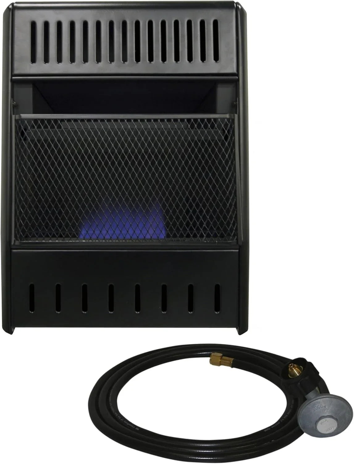 ML100TBAHR Ventless Propane Heater With Thermostat Black