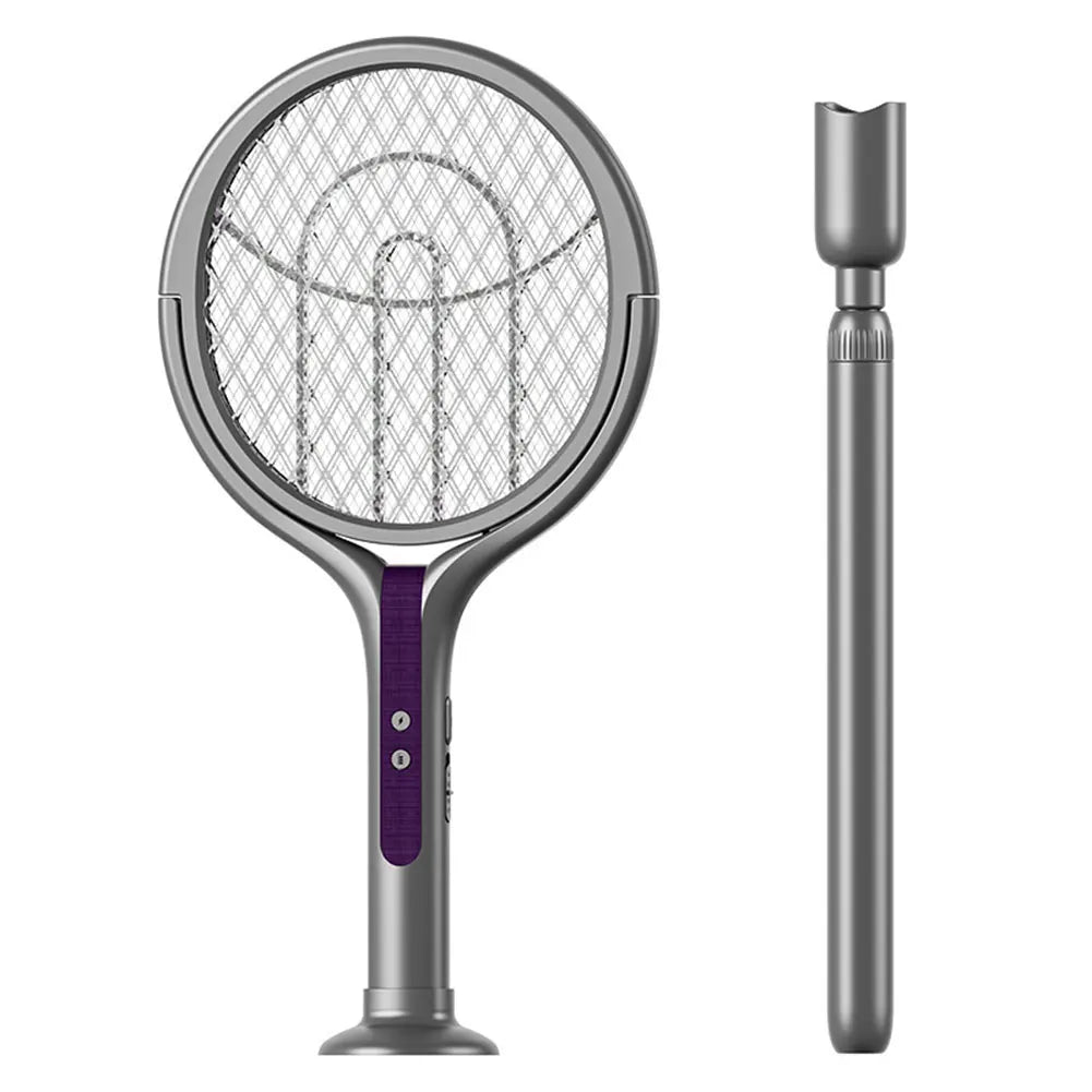 Rotating Bug Zapper Racket Mosquito Swatter Rechargeable
