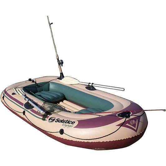 Solstice Voyager 4 Person Inflatable Boat Lakes And Rivers