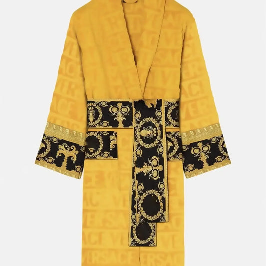 Autumn Winter Unisex Bathrobe Cozy Fleece With Pockets