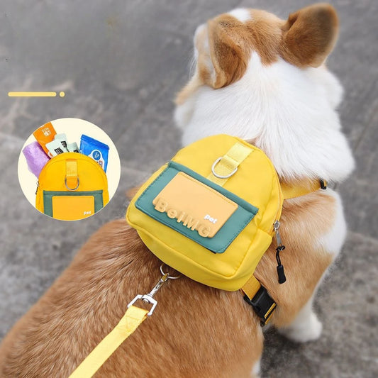 Pet Self Backpack Cartoon Chest Carrier for Dogs and Cats