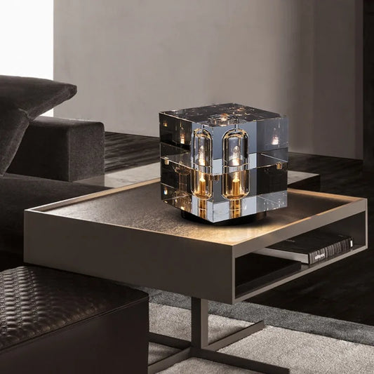 Modern Luxury Crystal Glass Table Lamp For Bedroom Bedside