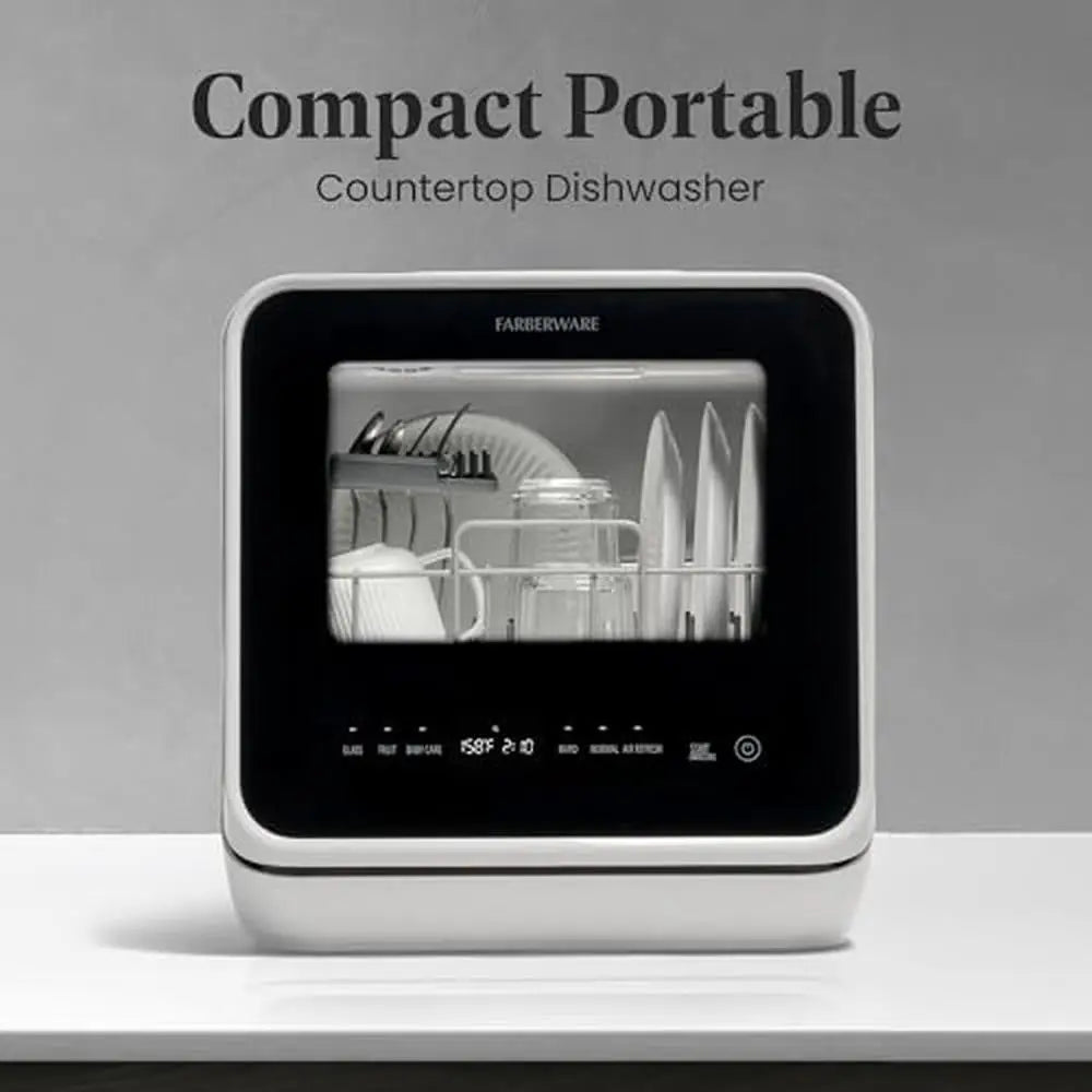 Portable Countertop Dishwasher 5L Water Tank Five Programs