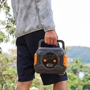 80A Portable Power Station 292W Emergency Solar Generator Battery Pack Wireless Charging for Camping Laptop RV