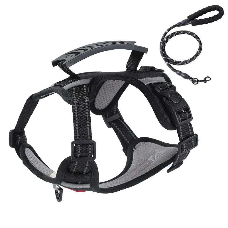 Vest Harness Reflective Strip Breathable Mesh For Small Pets