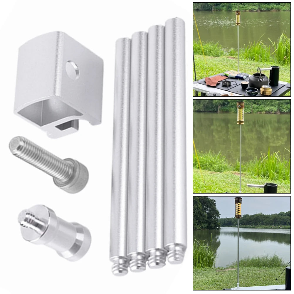 Aluminium IGT Lantern Stand Detachable Portable Lamp Post
