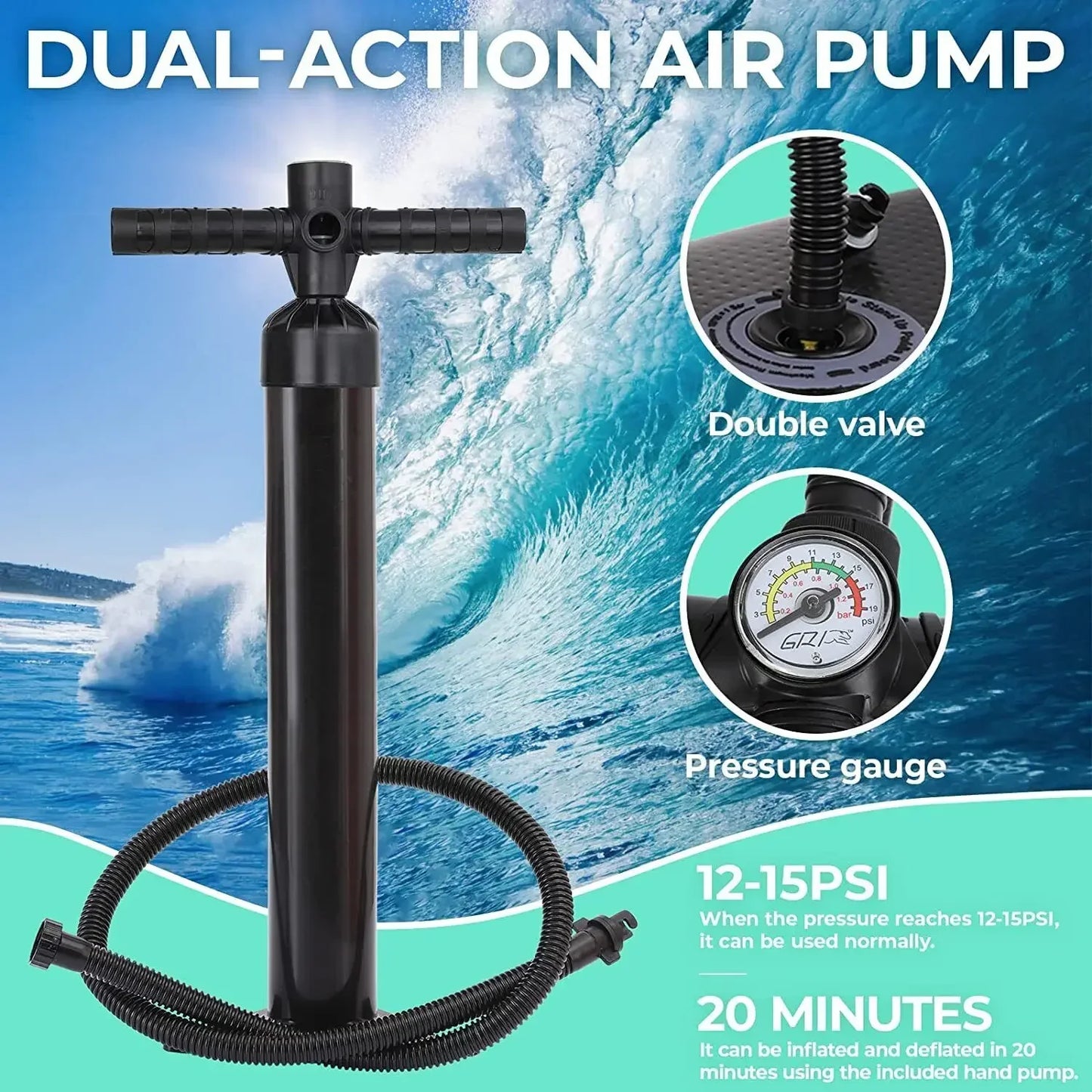 305cm Inflatable Stand Up Paddle Board With Non Slip Deck