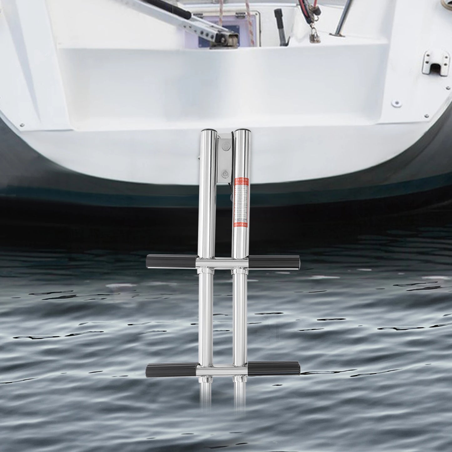 Four Step Telescopic Stainless Steel Boat Ladder for Pools