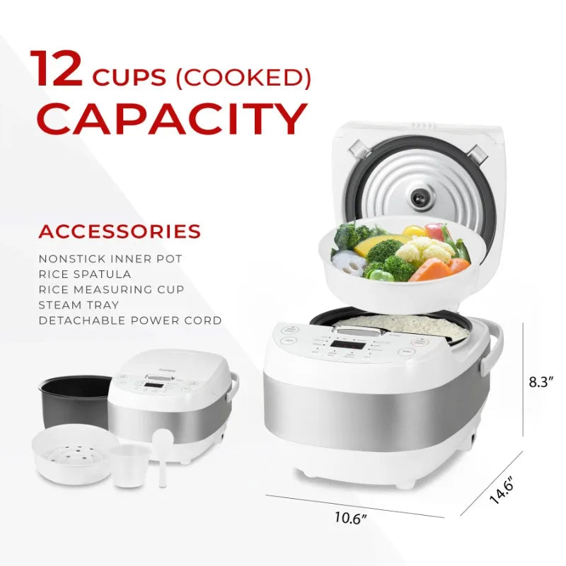 Cuckoo CR0605F 6 Cup Micom Rice Cooker Nonstick Menu Options