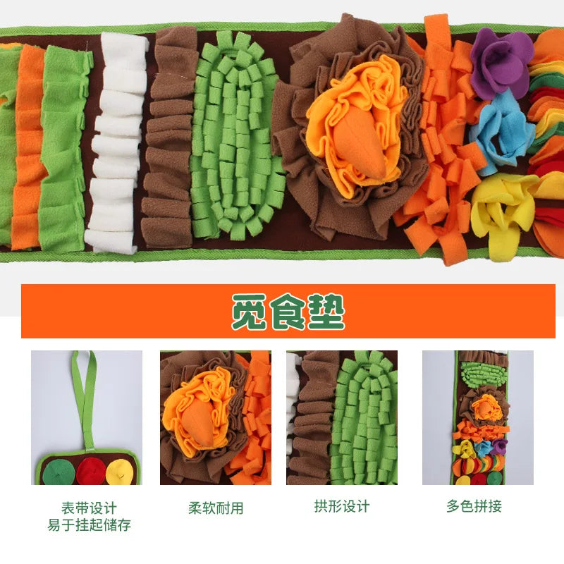 Deluxe Calming Snuffle Mat For Small Pets Anti Anxiety Pad