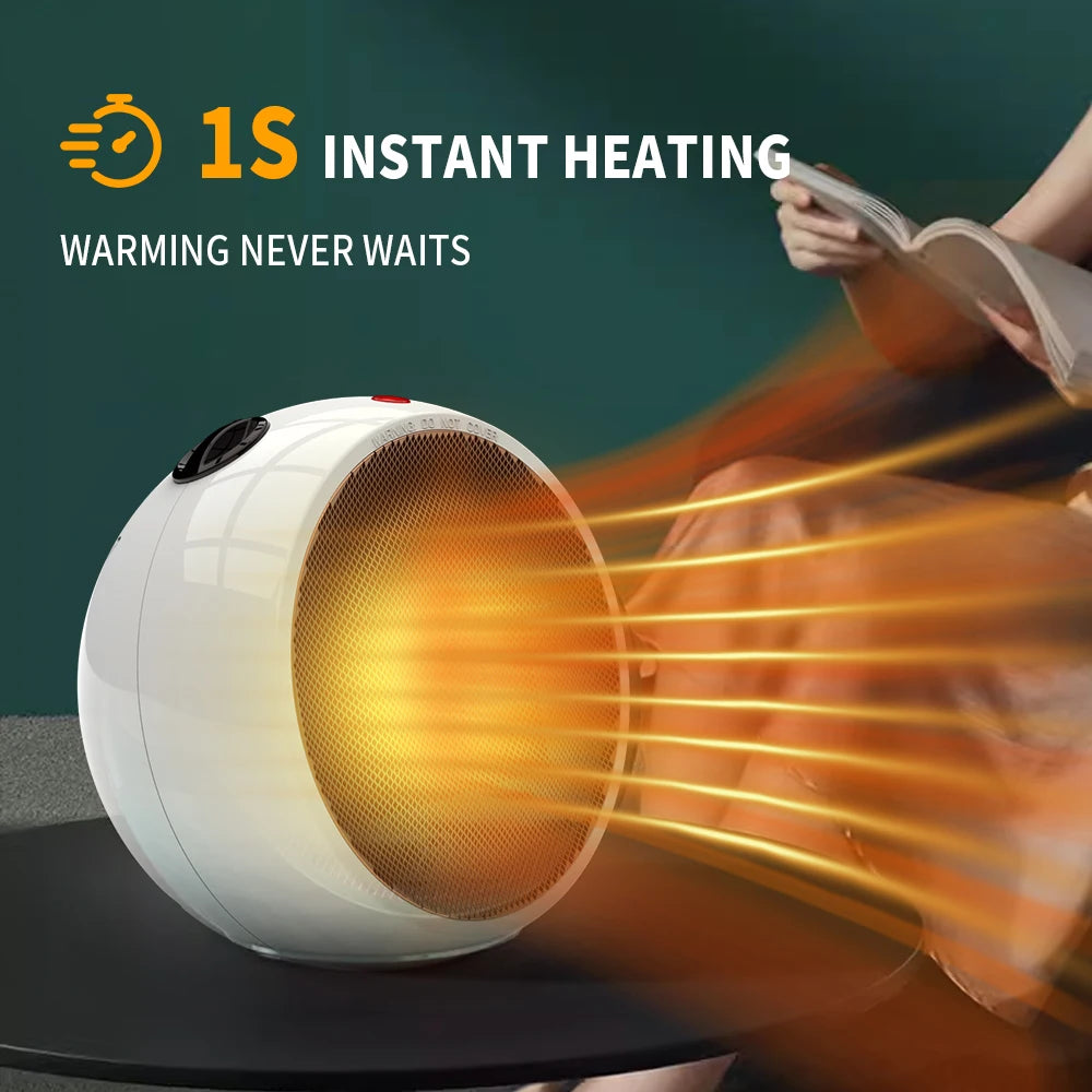 1500W Portable Electric Space Heater With Thermostat 1S