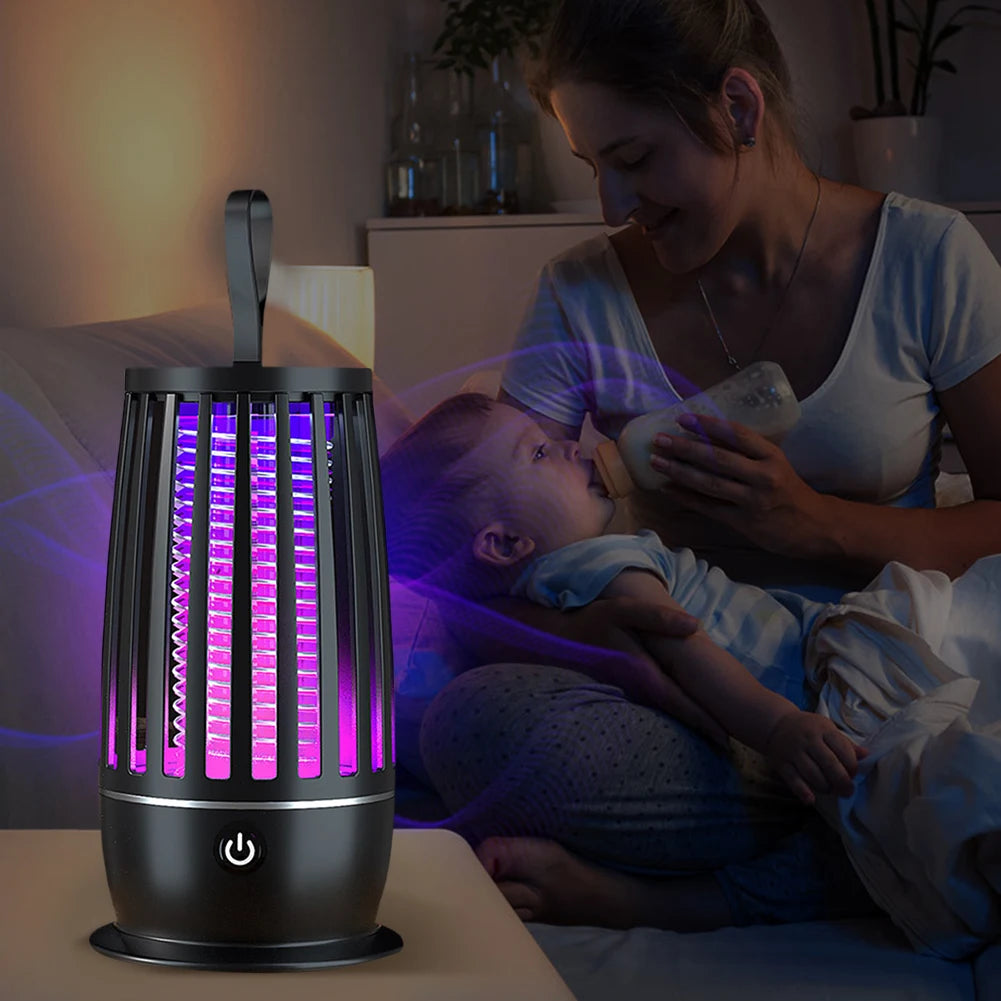 Electric Fly Catcher USB Rechargeable Mosquito Swatter Trap - Ultimate Objects
