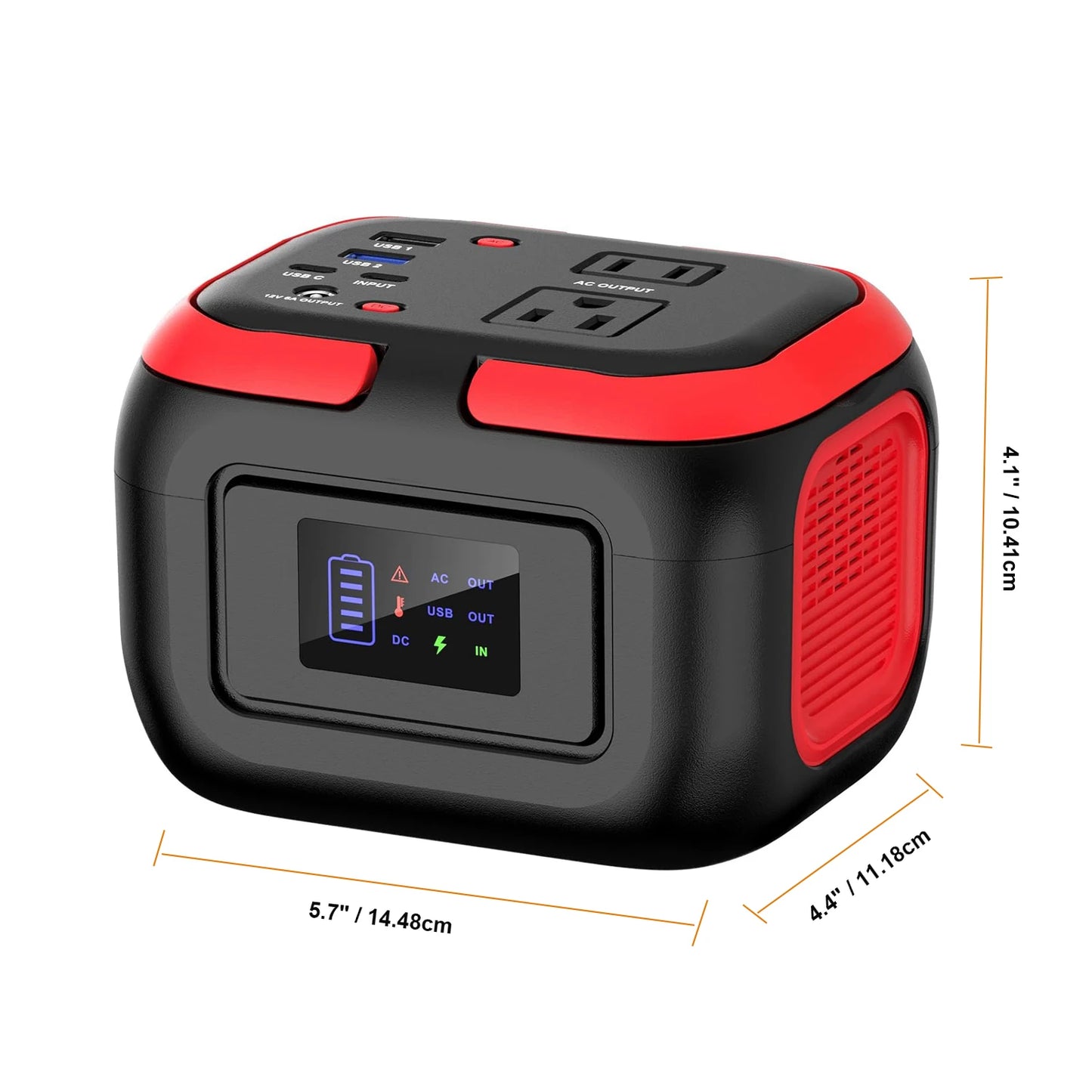 600W 300W 200W 120W Portable Power Station 110V AC Outlets Solar Generator Energy Storage Power Bank for Camping Travel RV Home