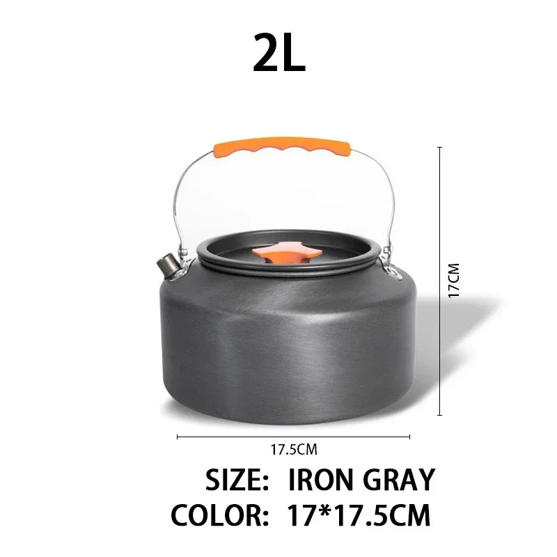Water Kettle Portable Ultralight Titanium Aluminum Camping - Ultimate Objects