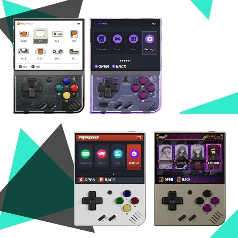 Miyoo Mini Plus Portable Retro Handheld Game Console V2 Mini IPS Screen Classic Video Game Console Linux System Children's Gift
