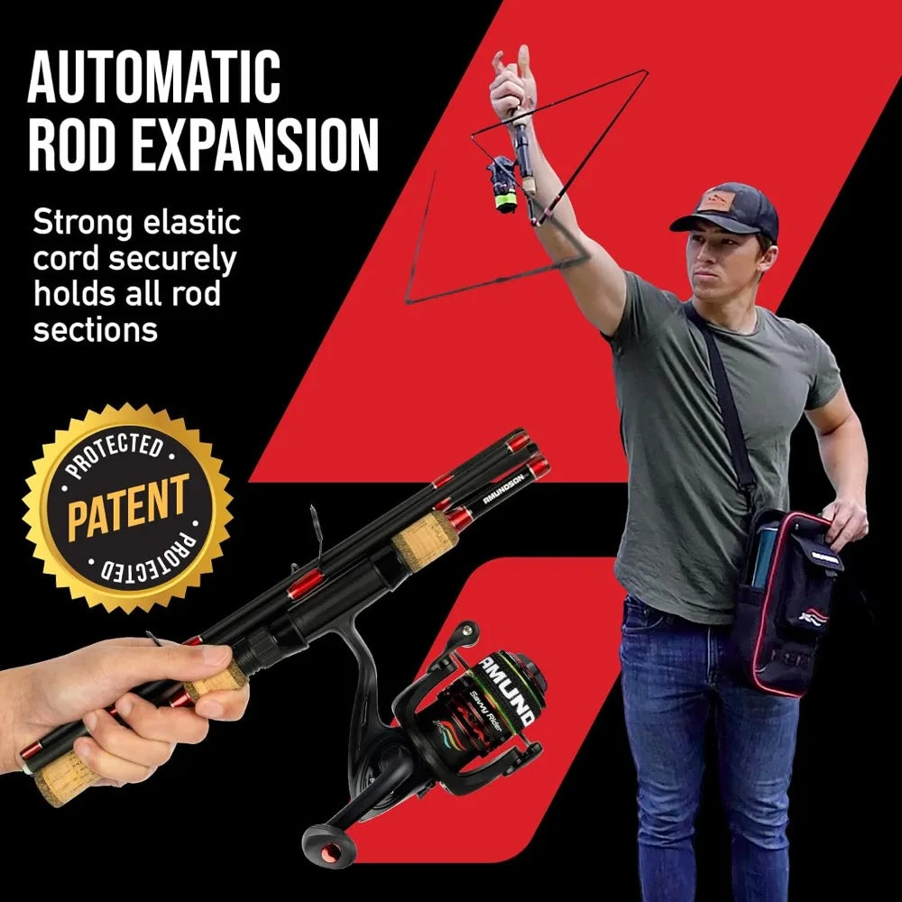 Savvy Rider Backpacker All In One Automatic Fishing Combo
