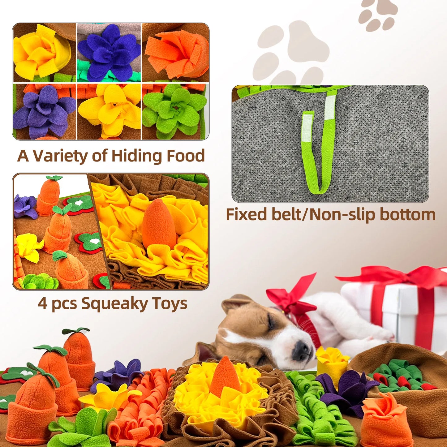 Dog Sniffing Pad Slow Food Training Toy Indoor Outdoor