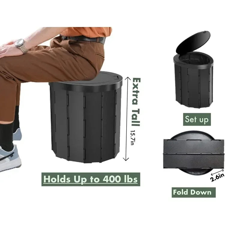 Portable Toilet Kit For Adults Pop Up Tent X Large