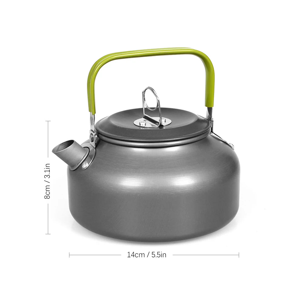Portable Water Kettle Outdoor Aluminum Alloy Tea Pot Pot - Ultimate Objects