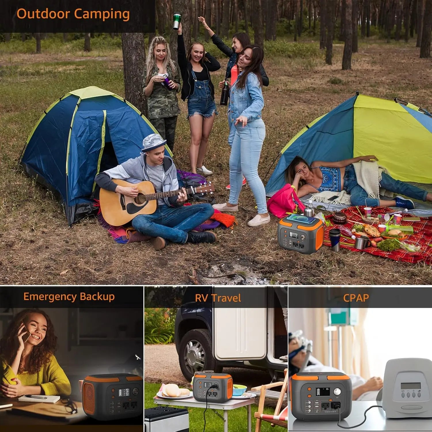 300W Portable Power Station 260Wh 70000mAh Solar Generator - Ultimate Objects