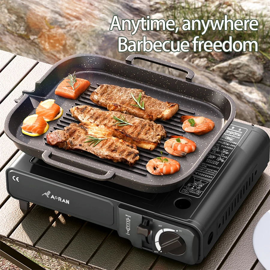 Household Outdoor Portable Card Stove for Camping Use - Ultimate Objects