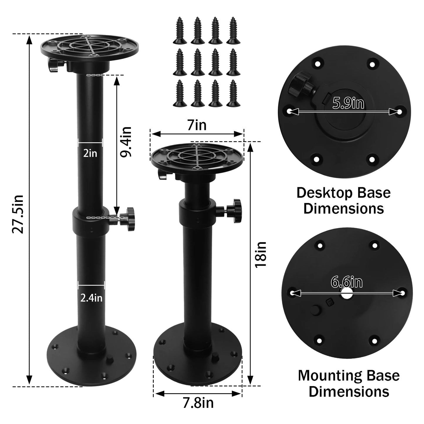 Local Stock RV Table Base Mount EU US Fast Delivery