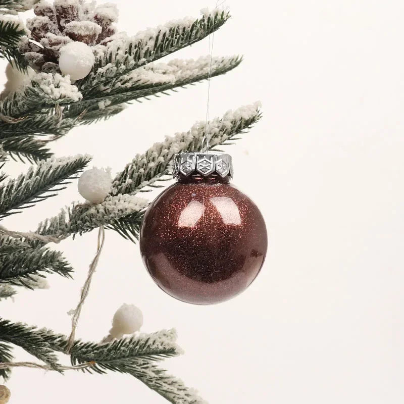 Anti Drop Bouncy Pet Transparent Christmas Ball 6cm 8cm