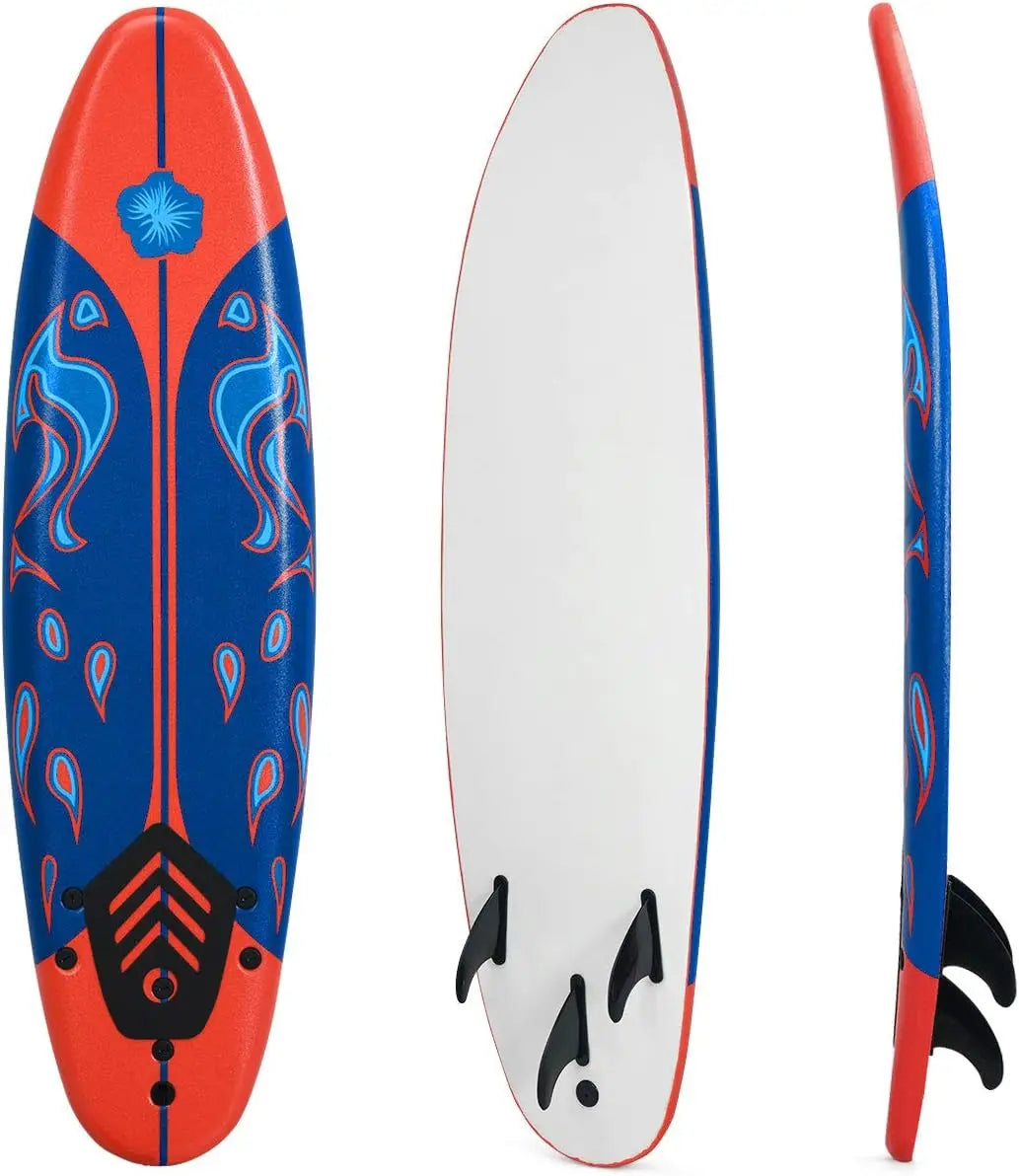 6 FT Stand Up Paddle Board with Removable Fins and Safety Leash for Teenagers Adults and Beginners Lightweight Non Slip Design