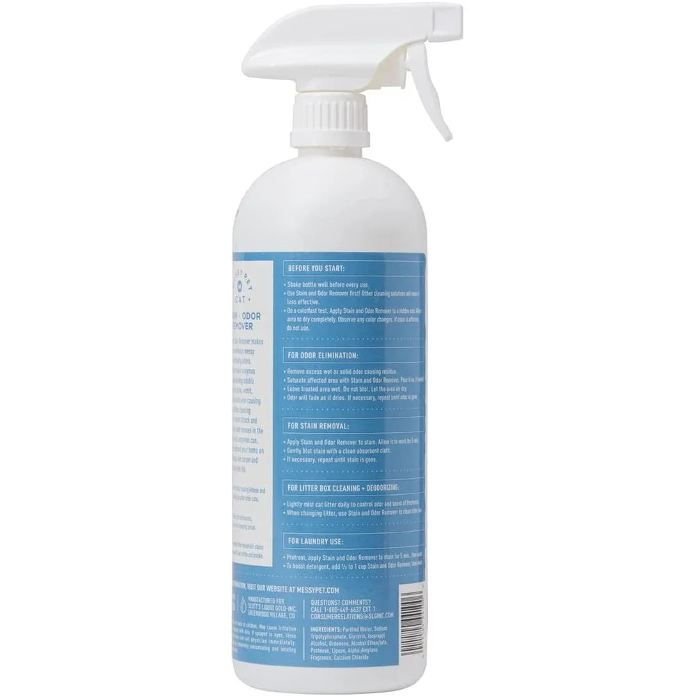 2 Pack Enzymatic Stain Odor Remover 27 Oz Carpets Mattresses
